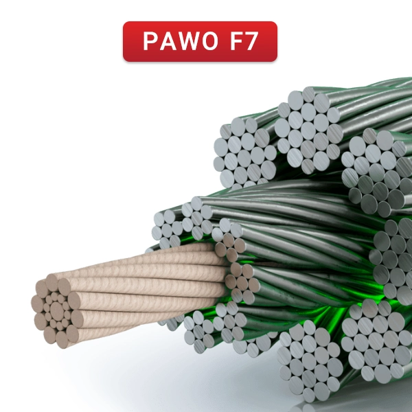 Gustav Wolf PAWO F7S Wire Rope | گروه مهندسی و بازرگانی فطرس