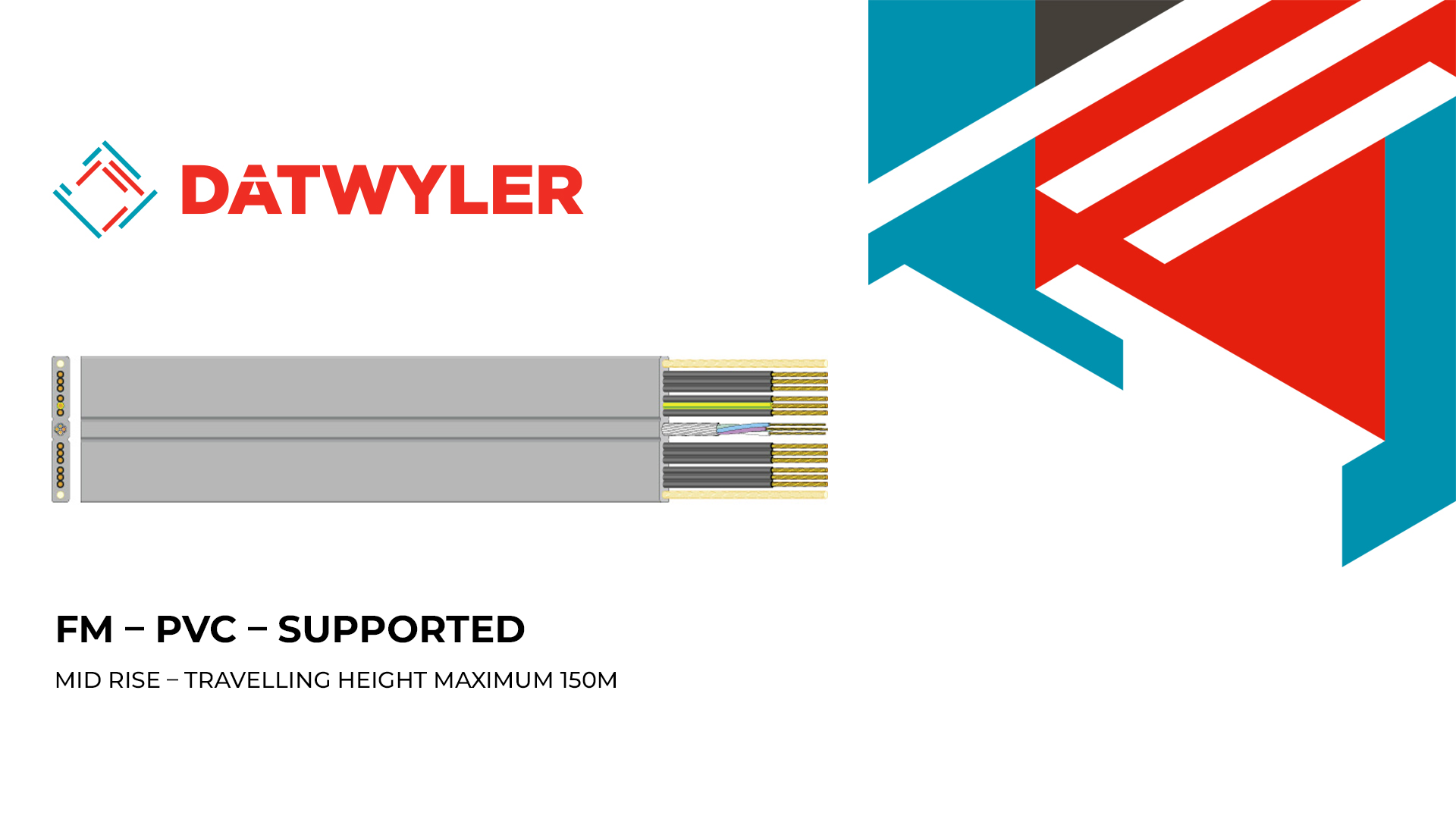 Datwyler shielded + rope Travelling Cable | گروه مهندسی و بازرگانی فطرس